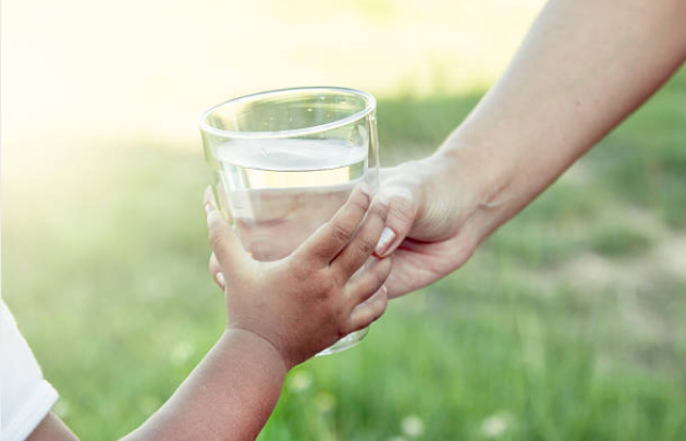 glass of water