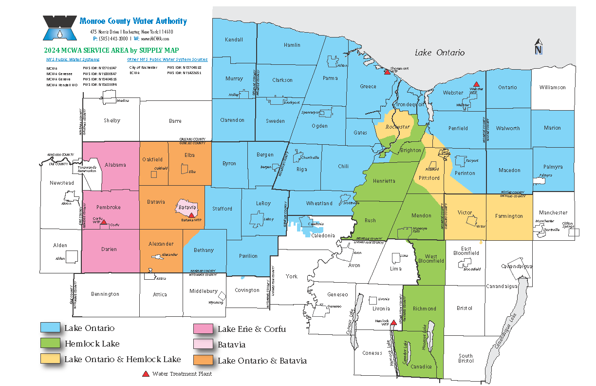 2024 Service Area by Supply Map