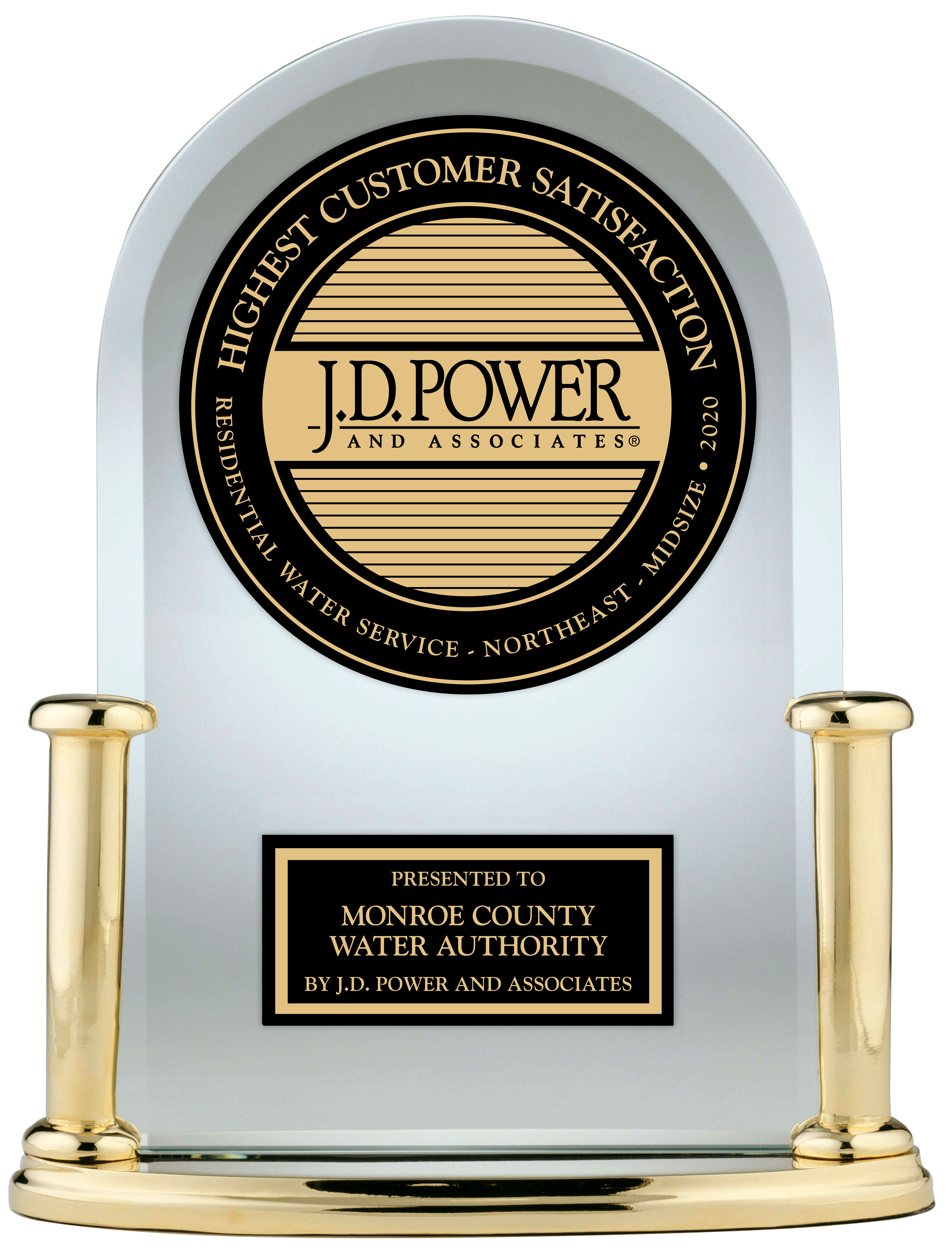 JD Power Award trophy